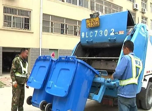 日照市區將告別街頭垃圾桶