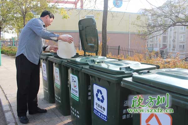 青海西寧餐廚垃圾桶整治責(zé)任落實到戶